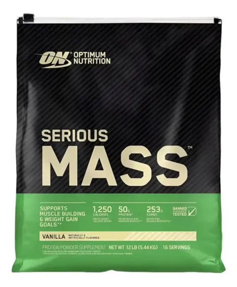 OPTIMUM NUTRITION Optimum Nutrition Serious Mass 12 Lbs Vainilla