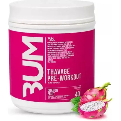 Raw Cbum Thavage Pre-workout 40 Servicios Dragon Fruit