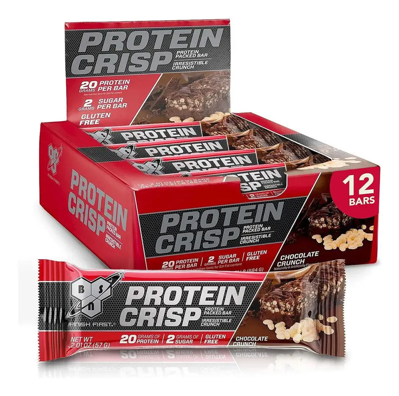 BSN BSN Protein Crips 12 Bars Chocolate Crunch