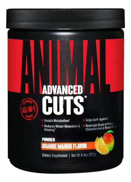 Universal Nutrition Animal Cuts Powder 42 Serv Orange Mango