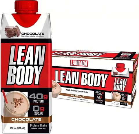 LABRADA Labrada La Lean Body 17 Oz 12 Bottle Chocolate