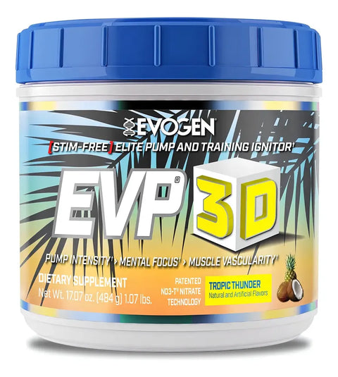 Evogen Nutrition Evp 3d 40 Servicios Tropic Thunder