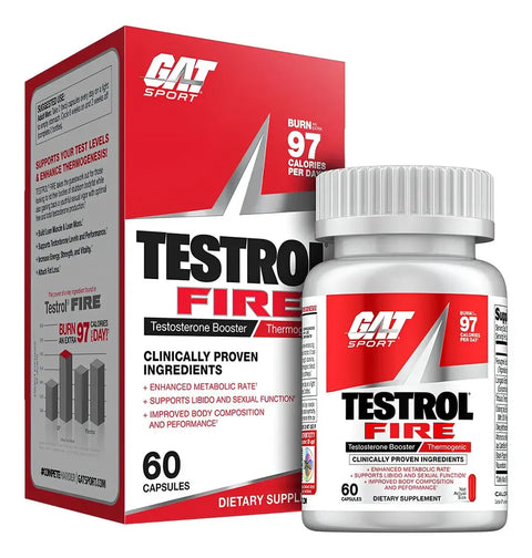 Gat Sport Testrol Fire 60 Cápsulas