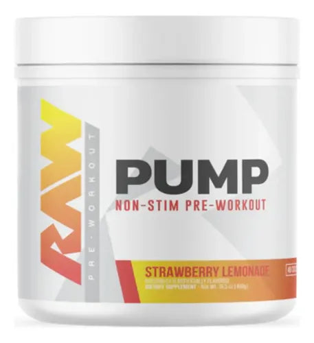 RAW Raw Pump 40 Servicios Non-stim Strawberry Lemonade