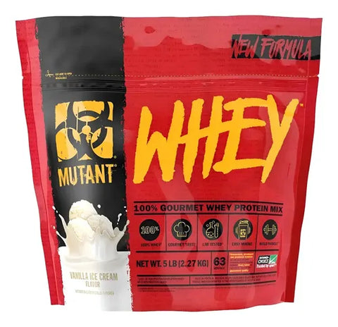 MUTANT Mut Mutant Hardcore Whey 5lbs Vainilla Ice Cream