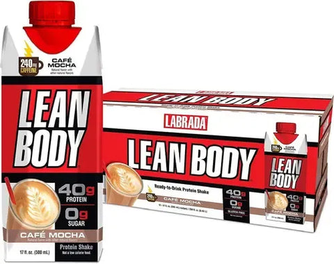 LABRADA Labrada La Lean Body 17 Oz 12 Bottle Cafe Mocha