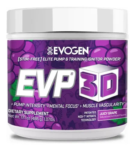 EVOGEN NUTRITION Evogen Nutrition Evo Evp 3d 40 Servicios Juicy Grape Nuevo