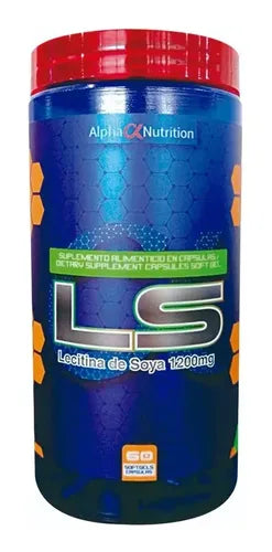 ALPHA NUTRITION Alpha Nutrition Alpha Ls Lecitina De Soya 1200mg 60 Cápsulas