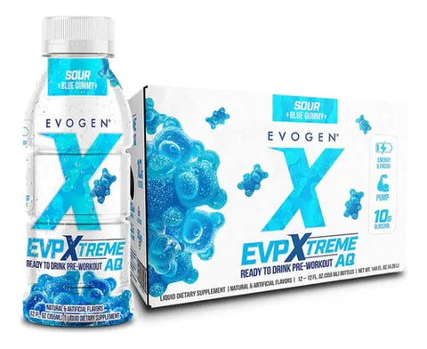 EVOGEN NUTRITION Evogen Nutrition Evo Evp Xtreme Aq 12oz 12pk Blue Gummy