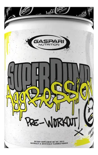 GASPARI NUTRITION Gaspari Nutrition Gn Super Pump Agression 20/40 Servicios Lights Out Lemon