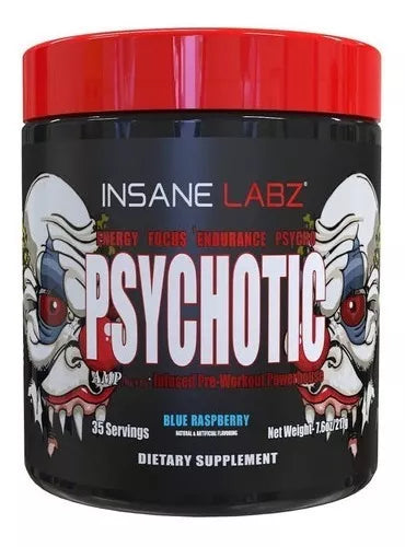 Insane Labz Insane Psychotic 35 Serv Blue Raspberry