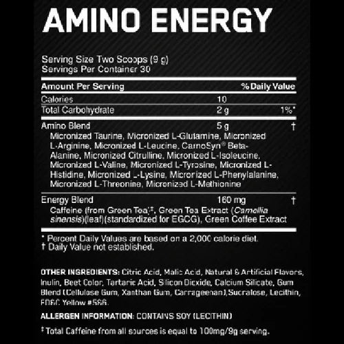 Optimum Nutrition Amino Energy 270 Grs Watermelon