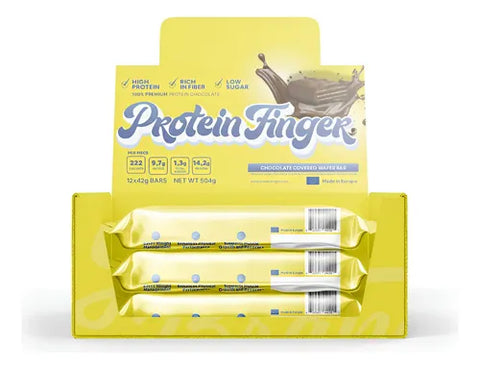 Proteinfingers 12 Pack Covered Wafer Bar Vainilla