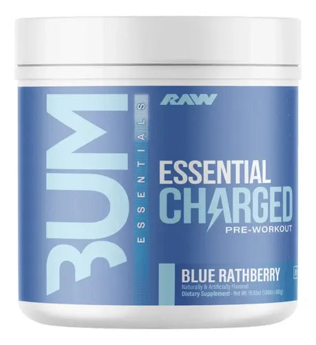 RAW Raw Essential Charged 25 Serv Blue Rathberry