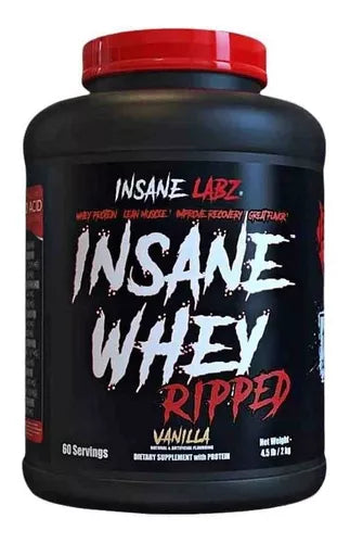 Insane Labz Insane Whey Ripped 4.5 Lbs Vainilla