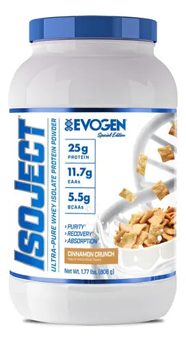 EVOGEN NUTRITION Evogen Nutrition Evo Isoject 1.77 Lbs Cinnamon Crunch