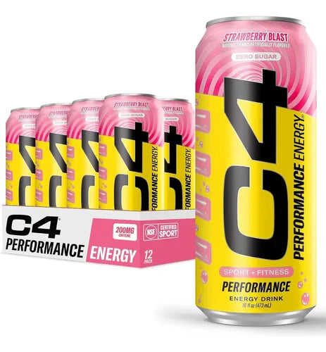 CELLUCOR Cellucor Cel C4 Energy Crb 16oz 12pk Strawberry Blast