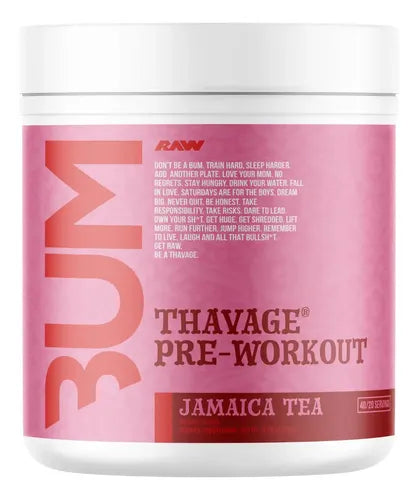 RAW Raw Cbum Thavage Pre-workout 40 Servicios Jamaica