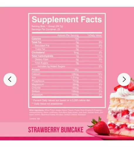 Raw Cbum Itholate 1.72 Lbs Strawberry Bumcake