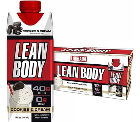 LABRADA Labrada La Lean Body 17 Oz 12 Bottle Cookies & Cream