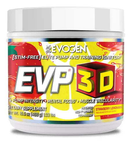 EVOGEN NUTRITION Evogen Nutrition Evo Evp 3d 40 Servicios Strawberry Lemonade