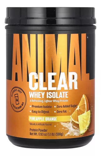 Universal Nutrition Animal Clear Whey Isolete 500 Grs Pineapple Orange