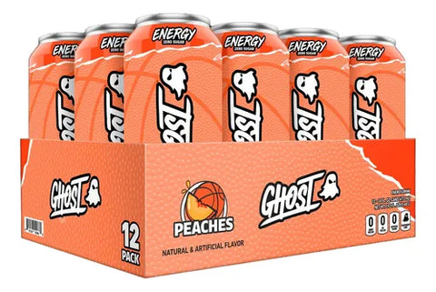 GHOST Ghost Energy 16 Oz 12 Pack Peaches