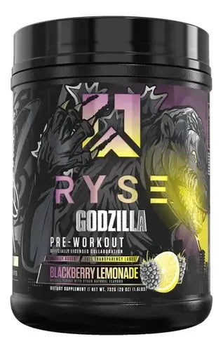 RYSE Ryse Pre-workout Godzilla 40 Servicios Blackberry Lemonade