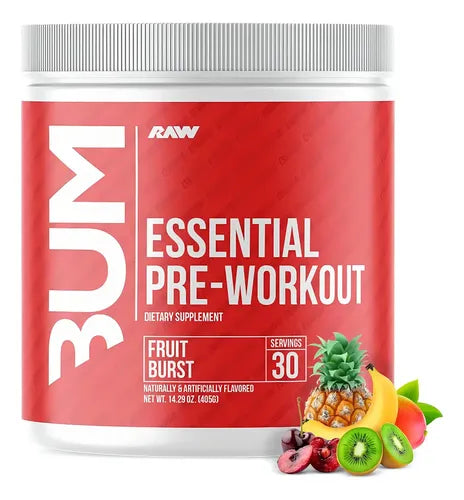 RAW Raw Cbum Essential Pre-workout 30 Servicios Fruit Burst