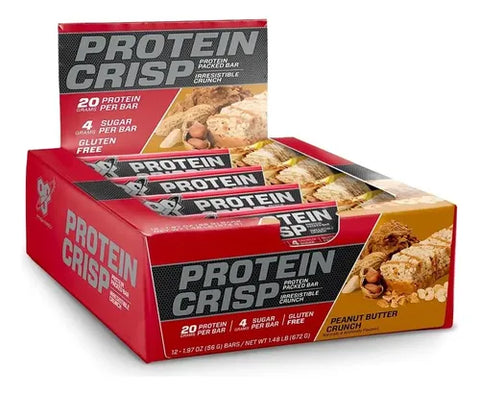 BSN BSN Protein Crips 12 Bars Peanut Butter Crunch