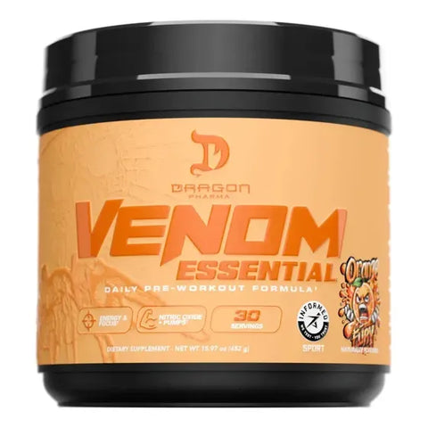 DRAGON PHARMA Dragon Pharma Dragon Venom Essential 30 Servicios Orange Fury "nuevo"
