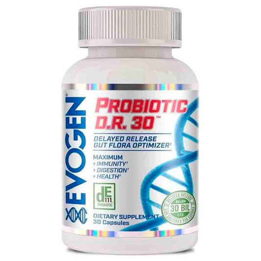Evogen Nutrition – Evo Probiotic D.R. 30 Cápsulas – Ropa – Sabor Evogen Nu