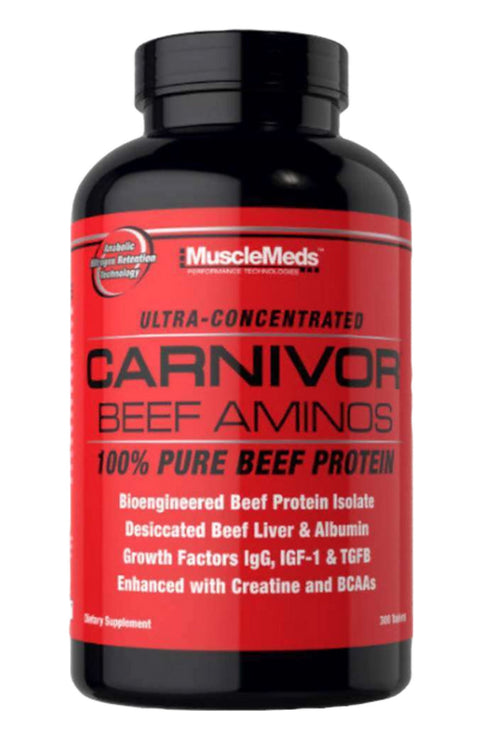 Musclemeds Mmd Carnivor Beef Aminos 300ct