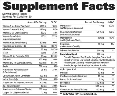 Gat Sport Multi Vitamin + Test 150 Ct