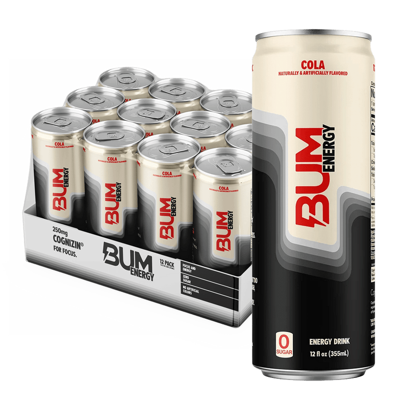 RAW Raw Bum Energy Drink 12 Oz/12 Pack Energy Cola