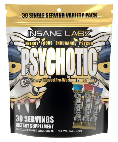 INSANE LABZ Insane Labz Ins Psychotic Gold 30 Sticks Servicios Variety Bag Flavors