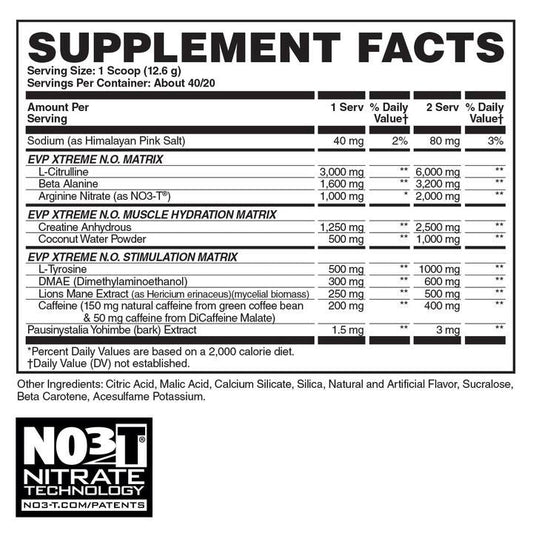 Evogen Nutrition Evp Xtreme 40 Serv Smashing Passion Orange