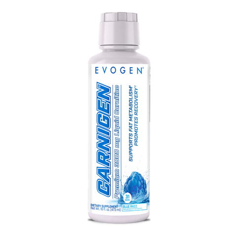 EVOGEN NUTRITION Evogen Nutrition Evo Carnigen Liquid 16 Oz Blue Razz Nuevo