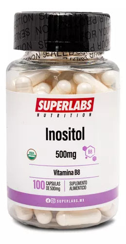 Superlabs Inositol 500 Mg Vitamina B8 100 Capsulas
