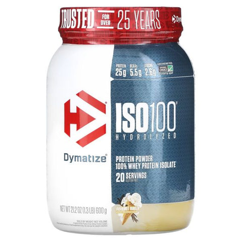 DYMATIZE NUTRITION Dymatize Nutrition Dym Iso 100 1.3 Lbs 20 Servicios Vainilla Gourmet