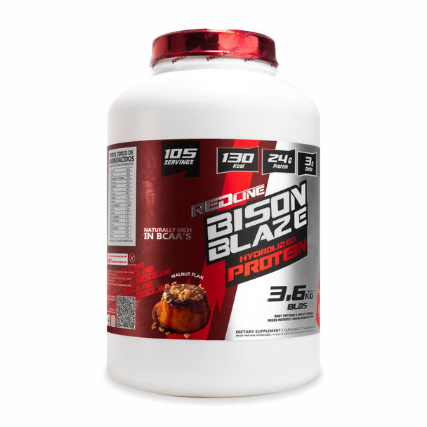 Red Line Bison Blaze Protein Hidrolizada 8 Lbs Fresa Arandano