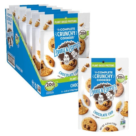 LENNY & LARRYS Lenny & Larrys L&l Complete Crounchy 12 Bag X 35g Chocolate Chip