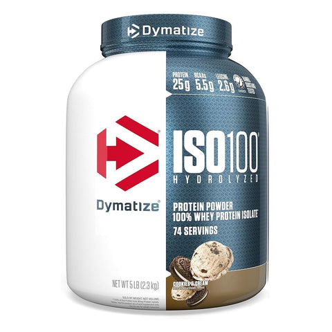 DYMATIZE NUTRITION Dymatize Nutrition Dym Iso 100 5 Lbs Cookies & Cream