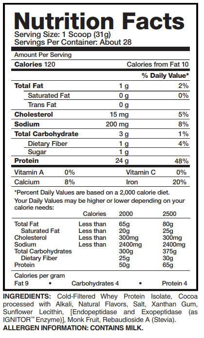 Evogen Nutrition Isoject 1.97 Lbs Vainilla Bean