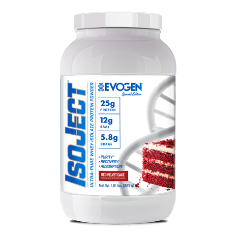 EVOGEN NUTRITION Evogen Nutrition Evo Isoject 1.81 Lbs Red Velvet Cake Nuevo