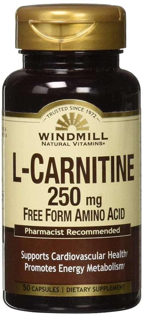 WINDMILL HEALTH PRODUCTS Windmill Health Products Whp L-carnitine 250mg 50 Cápsulas