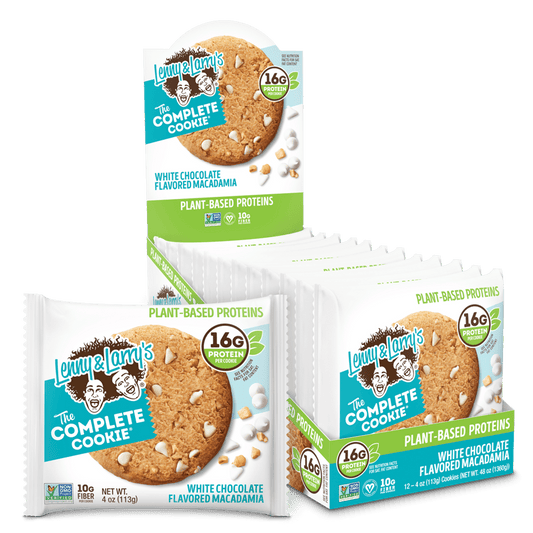 Lenny & Larrys – l&l Complete Cookie 12 Cookies White Choc Macademia *