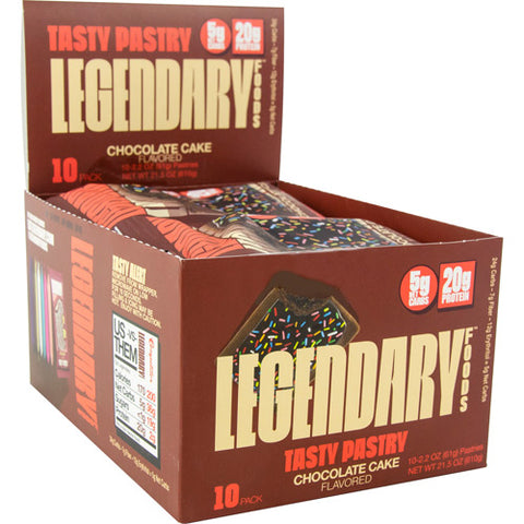 LEGENDARY Legendary Tasty Pastry 10 Pack Chocolate Cake