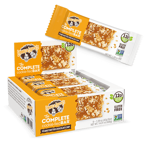 LENNY & LARRYS Lenny & Larrys L&l Complete Cookie-fied 9 Bars Peanut Butter Chocolate Chip
