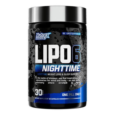 Nutrex Nt Lipo 6 Black Uc Nighttime 30 Ct